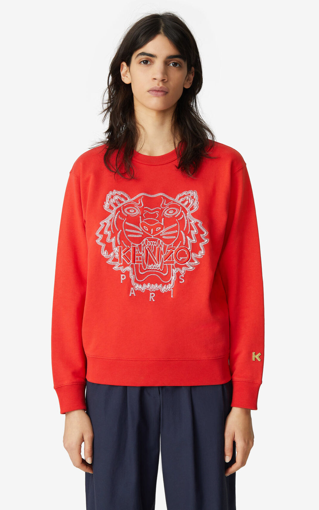 Kenzo Tiger Melegítő Felső Női Piros | ID.563330